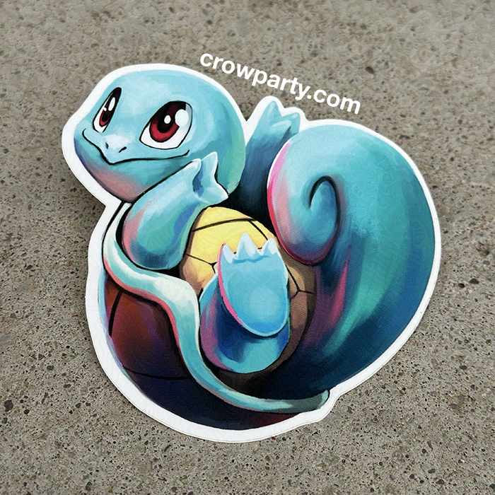 Squirtle Vinyl Sticker