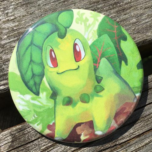 Chikorita Button