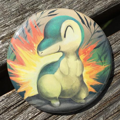 Cyndaquil Button