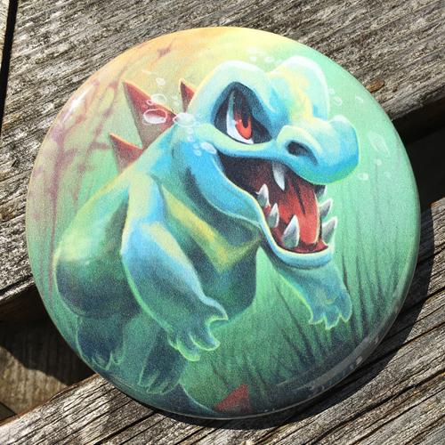 Totodile Button