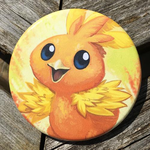 Torchic Button