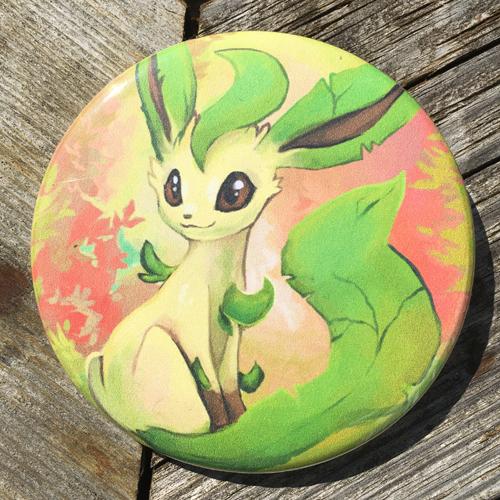 Leafeon Button