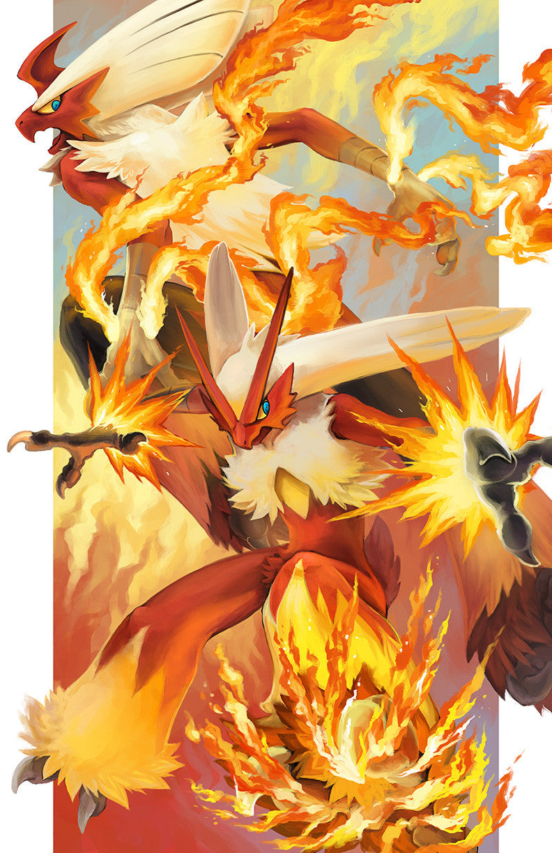 Blaziken Print