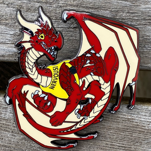 NERVOUS! Dragon Enamel Pin