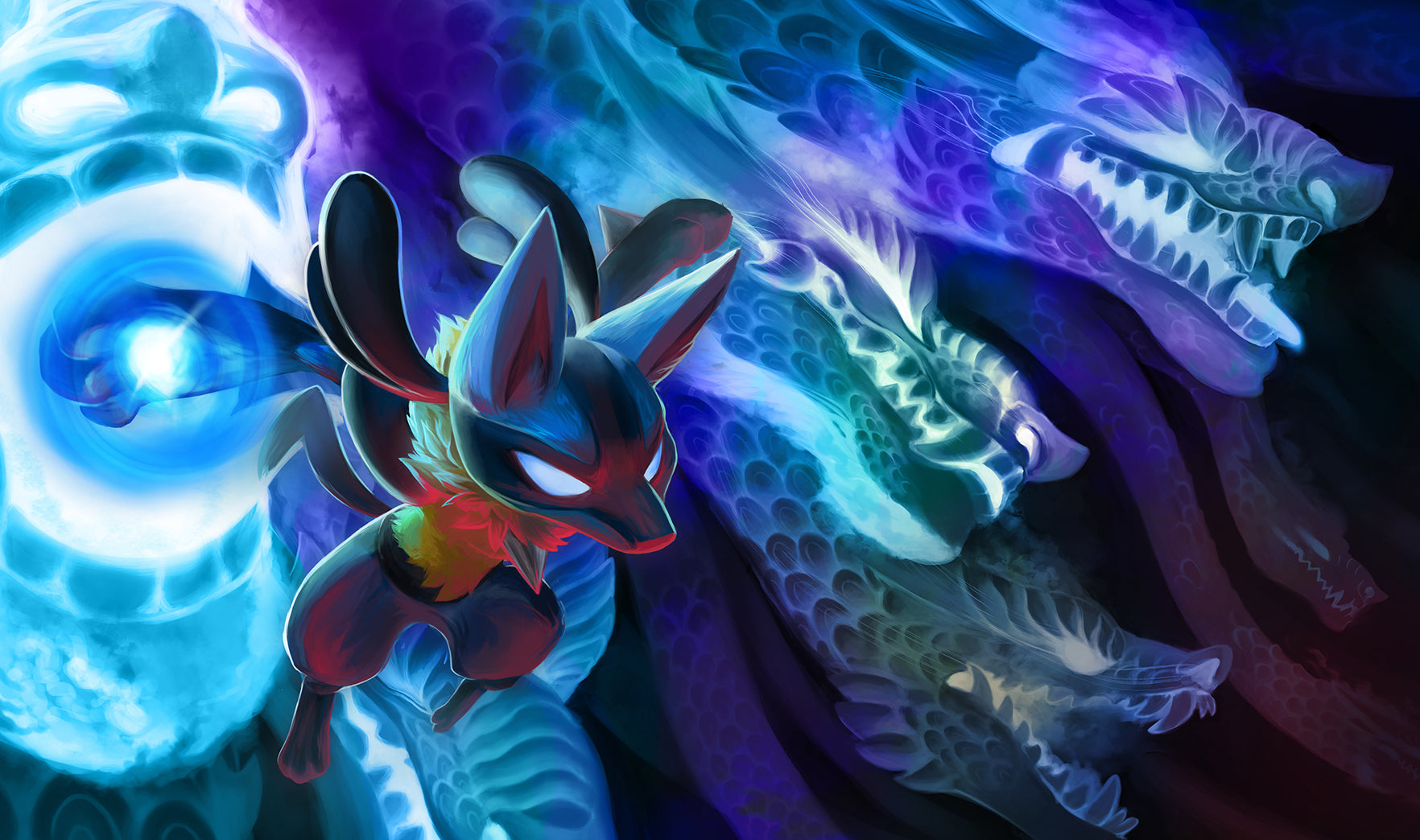 Lucario Playmat