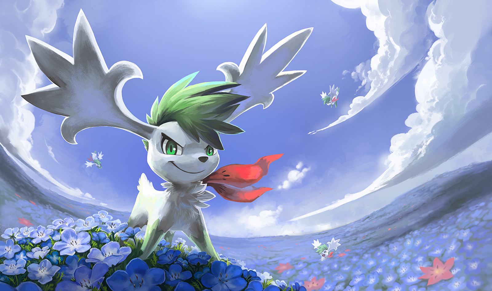 Shaymin Sky Forme Playmat